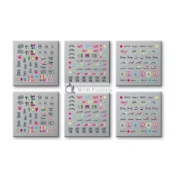 5905710042300 Nálepky na Nechty 6 Kusov Najlepšia Voľba