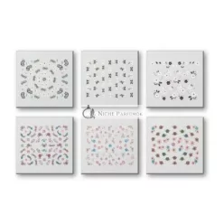 Top Choice Nálepky na Nechty 6 Kusov