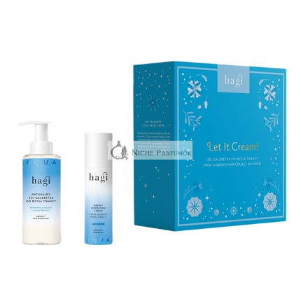 Hagiset Let It Cream Aqua Zone Hydratačný Denný Krém 50ml a Gel-Gél Čistiaci Prostriedok 150ml