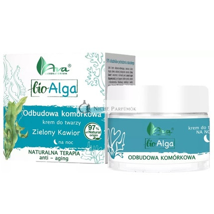 Ava Laboratorium Bio Alga 2 Nočný Krém na Tvár Regenerácia Buniek, 50ml
