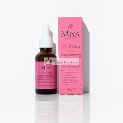 MIYA Cosmetics BEAUTY.Lab Hladký sérum s anti-aging komplexom 5% 30ml