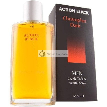 Christopher Dark Action Black Eau De Toilette pre mužov, 100 ml
