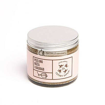 MYDLARNIA Rúžový peeling a baobab Shield Sugar, 200ml