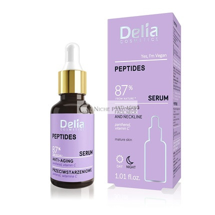 Delia Cosmetics Peptidové Anti-Aging Sérum pre Zrelú Pokožku, 30ml