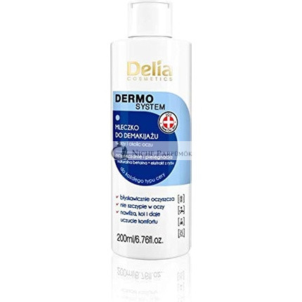 Delia Cosmetics Dermo System Hydratačné Mlieko na Čistenie a Odstránenie Make-upu