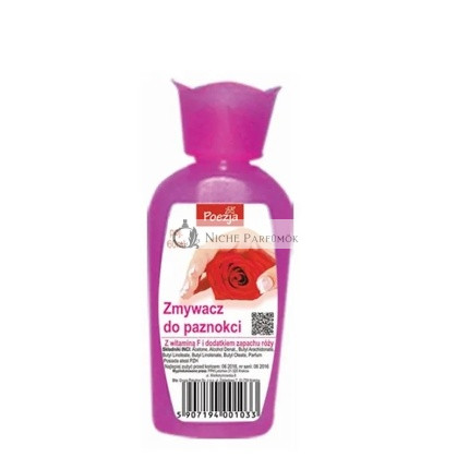 Poezja Odstraňovač laku na nechty Róža, 60ml