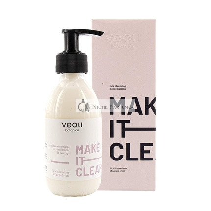 Veoli Make it Clear Čistiaca Mlieko Emulzia na Tvár 200ml na Všetky Typy Pleti