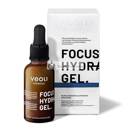 VEOLI BOTANICA Hydration Gel Sérum na tvár s trojitým kyselinou hyalurónovou, 30ml