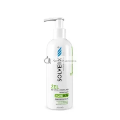   Solverx Acne Čistiaci gél na pleť a odstraňovanie make-upu, 200ml
