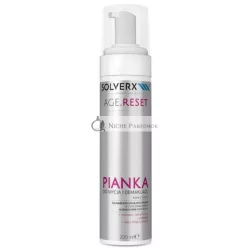   Solverx Age Reset Čistiaca pena na tvár a odstraňovač make-upu, 200ml