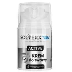Aktív pleťový krém pre mužov 50ml SOLVERX
