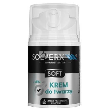 Solverx Mäkky Krém na Tvár pre Mužov 50ml