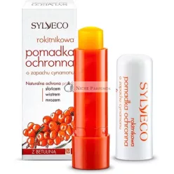   Sylveco Ochranný Balzam na Pery z Rakytníka s Aromou Škorice 4,6g