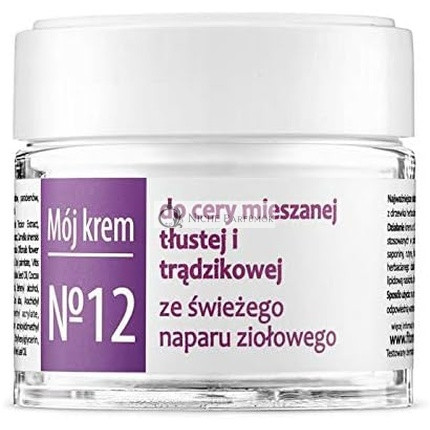 Fitomed My Cream č. 12 Krém pre kombinovanú, mastnú a aknóznu pleť, 50ml