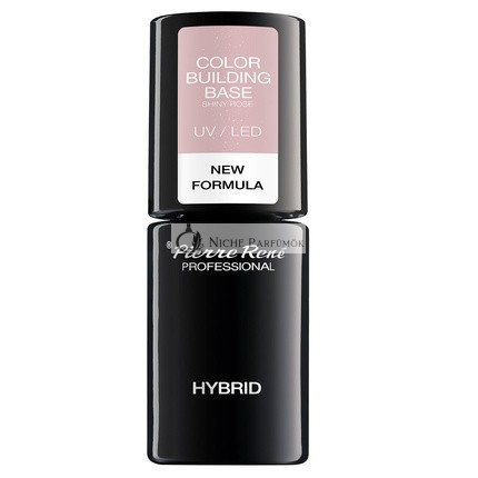 Pierre Rene Hybrid Color Building Base UV LED 06 Lesklá Ružová - 6ml