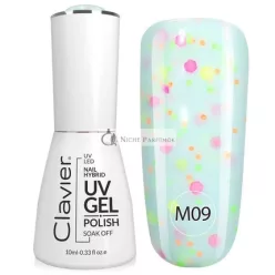 Clavier Luxus Hybrid UV Gel Lak na nechty 009, 10ml