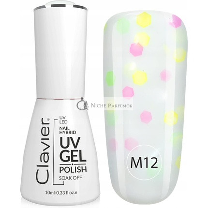 Luxus Hybrid UV Gél Lak na Nechty 10ml Fľaša s Aplikátorom, 2 minúty pod UV alebo 30 sekúnd pod LED Lampou
