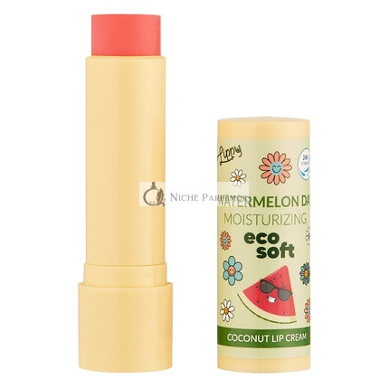Ecosoft Lippy Denný Kokosový Balzam na Perá, Melón, 48g