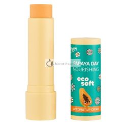 Ecosoft Lippy Day Kokosový balzam na pery Papája, 48g