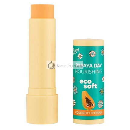 Ecosoft Lippy Day Kokosový balzam na pery Papája, 48g