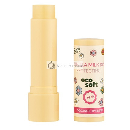Ecosoft Lippy Denný Kokosový Balzam na Pery Vanilkové Mlieko, 48 g