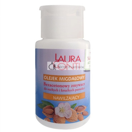 Laura Conti Odstraňovač Laku na Nechty bez Acetónu Mandľový, 150ml
