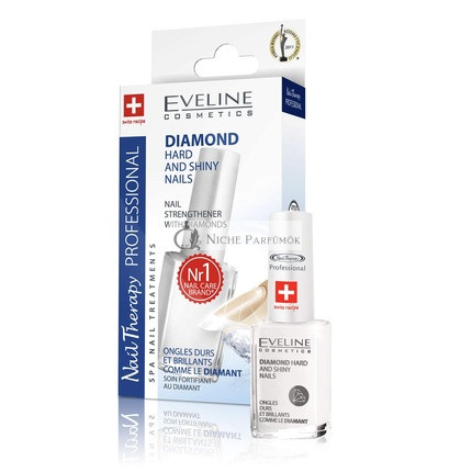 Eveline Starostlivosť o nechty Posilňujúca Stavebná Liečba s Titánom a Diamantami, 12ml