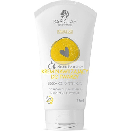 BASICLAB Ľahký Hydratačný Krém na Tvár, 75ml