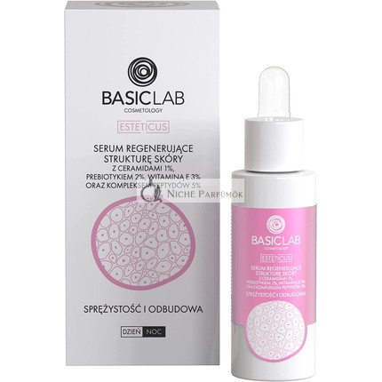 Basiclab Regeneračné sérum na štruktúru pleti s 1% ceramidmi, 30ml