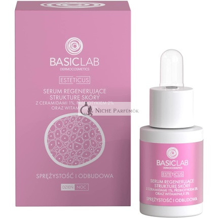 Basiclab Regeneračné sérum na pleť s 1% ceramidmi, 15ml