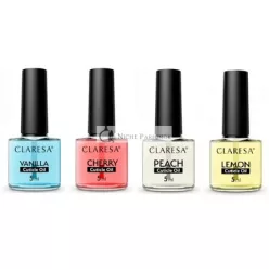   Claresa Starostlivosť o Nechty Kondicionér na Kutikulu 5ml, s vôňou vanilky, čerešne, citróna a broskyne