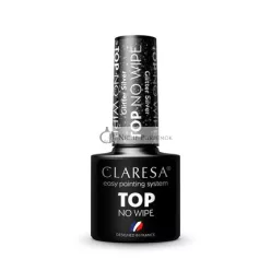   Claresa Top Shine No Wipe UV LED Top Coat pre Hybridný Lak na Nechty, 5ml