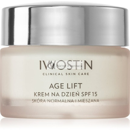 Iwostin Age Lift Denný Krém SPF 15 pre Normálnu a Kombinovanú Pokožku, 40-50 ml