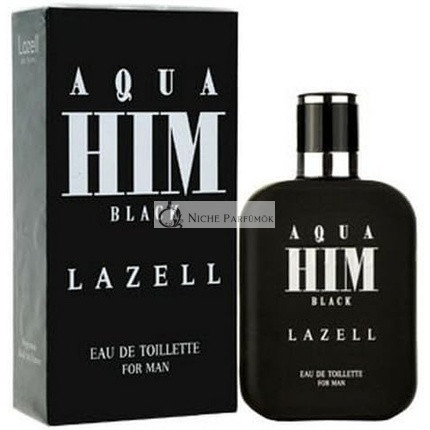 Aqua HIM Black by Lazell Edt + Darček 5ml Cestovná Veľkosť Parfum Atomizér a Naplňovacia Pumpička