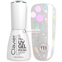 Clavier Luxury Nail Hybrid UV Gel Lak 111, 10ml