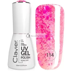   Clavier Luxus Necht Hybrid UV Gél Hybridný Lak na Nechty 114 - 10ml