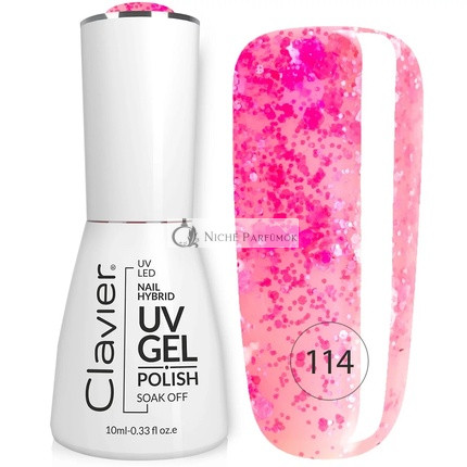 Clavier Luxus Necht Hybrid UV Gél Hybridný Lak na Nechty 114 - 10ml
