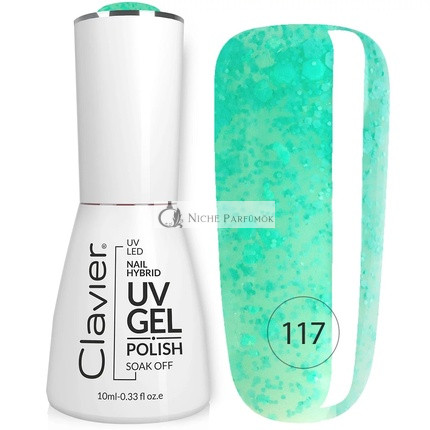 Clavier Luxus Hybrid UV Gél Lak na nechty 117 - 10ml