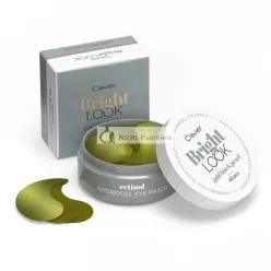   Clavier Jasný vzhľad Pod očné náplaste Zlatá Čierna Perla - 60 Kusov