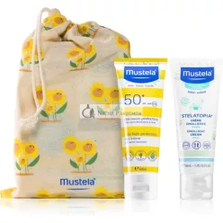   Mustela Slnečný Set Maluszek na cesty pleť náchylná na atopiu Mlieko 40 ml Krém 40 ml