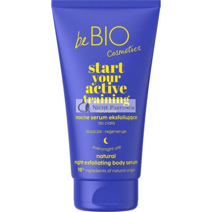 Bebio Cosmetics 98% Prírodné Nočné Exfoliačné Telo Sérum, 150ml