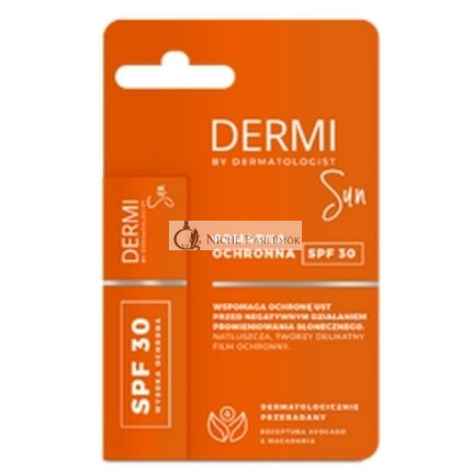Ochranný balzam na pery formulovaný dermatológom s SPF 30, 45g