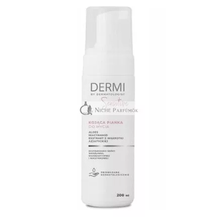 Dermi Calm Pro Citlivá Čistiaca Pena - 200 ml Pre Reaktívnu Cievnatú Pokožku
