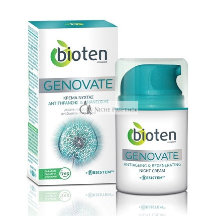 Bioten Genovate Nočný Krém proti Starnutiu a Obnovenie, 50ml