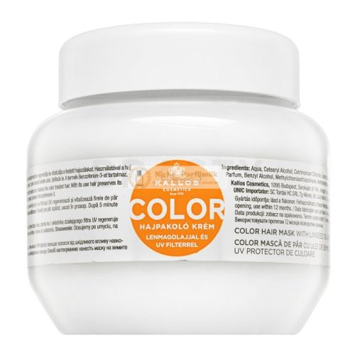 Kallos Color Hair Mask vyživujúca maska pre farbené a melírované vlasy 275 ml