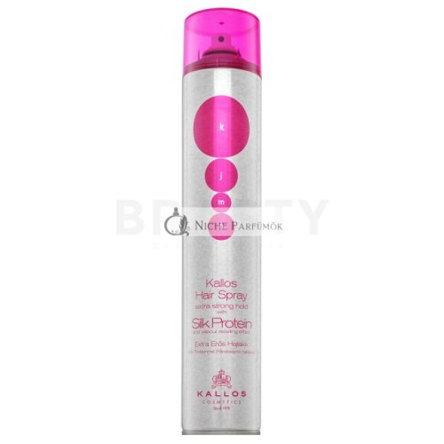 Kallos Silk Protein Hair Spray Extra Strong Hold silný lak na vlasy 750 ml