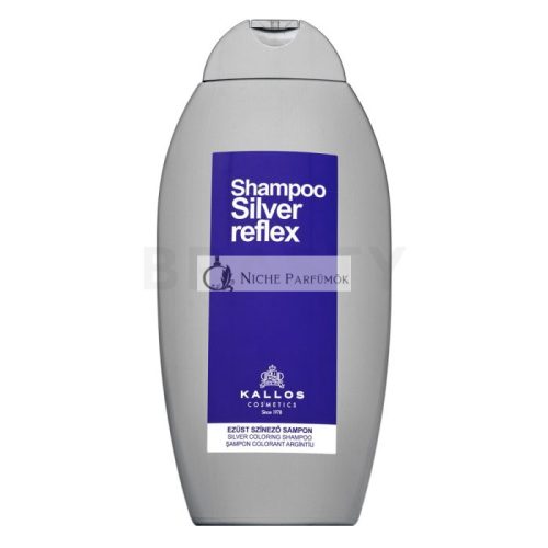 Kallos Silver Reflex Shampoo tónovací šampon pre platinovo blond a šedivé vlasy 350 ml