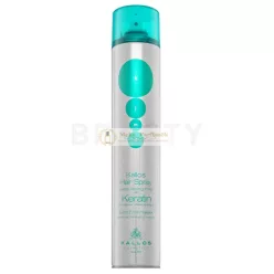   Kallos Keratin Hair Spray Extra Strong Hold silný lak na vlasy s keratínom 750 ml