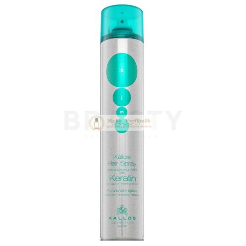 Kallos Keratin Hair Spray Extra Strong Hold silný lak na vlasy s keratínom 750 ml