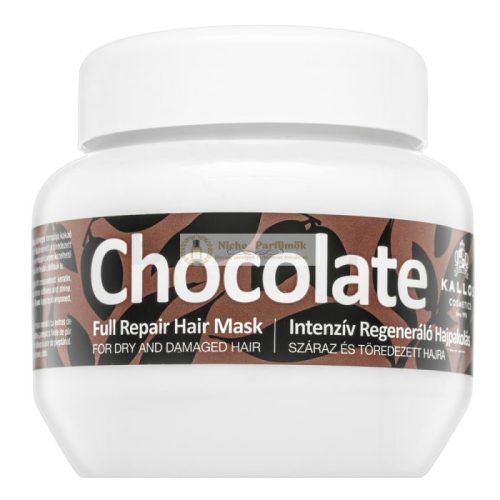 Kallos Chocolate Full Repair Hair Mask posilňujúca maska pre veľmi poškodené vlasy 275 ml